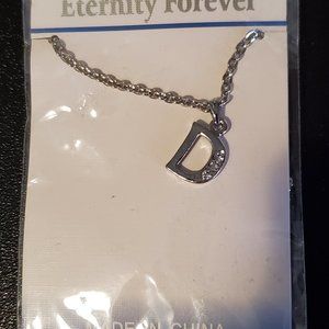 Eternity Forever 18K RGP Chain Necklace D Shape
